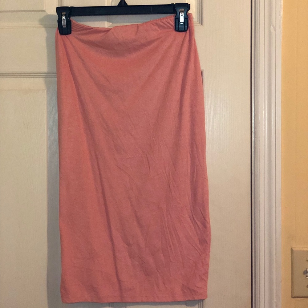 Light pink skirt